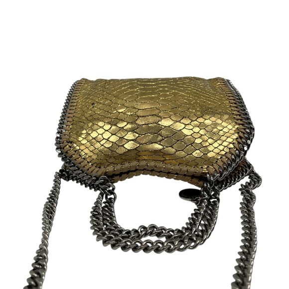 Stella McCartney Falabella Mini Tote Bag, Gold, C7 - Picture 8 of 16